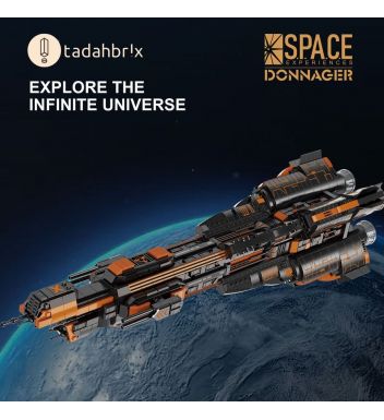 霸卡科技新品33904-7星际太空无垠苍穹浩瀚战争飞船拼装玩具